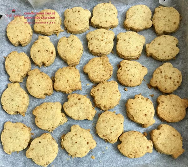 Hướng dẫn cách làm bánh quy bơ dừa hạnh nhân