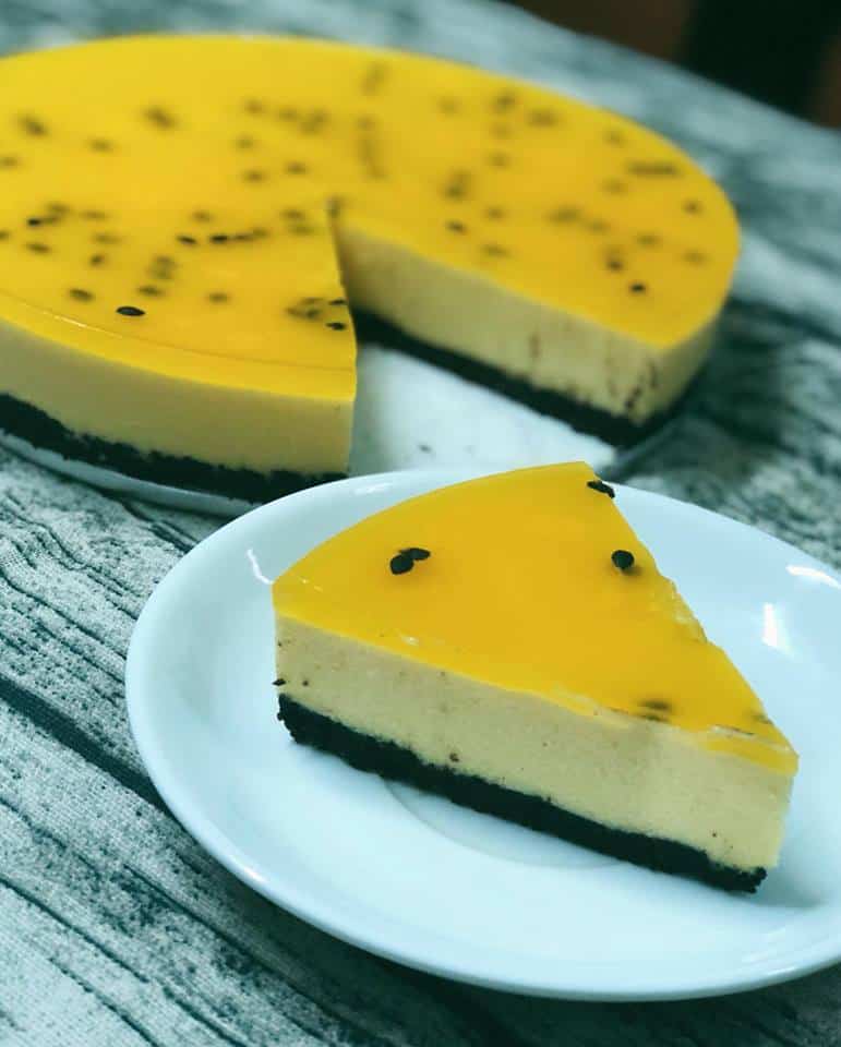 Cách làm bánh Passion Cheesecake
